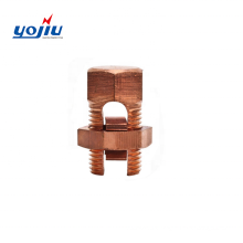 High Quality Electrical Copper Earth Grounding Connector Split Bolt Type Wire Clamp